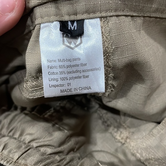 NWT Tactical Pants Khaki & Camo Medium - Picture 13 of 13